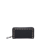 Portafoglio con zip Rockstud 7W2P0645 VSH0NO VALENTINO GARAVANI 
