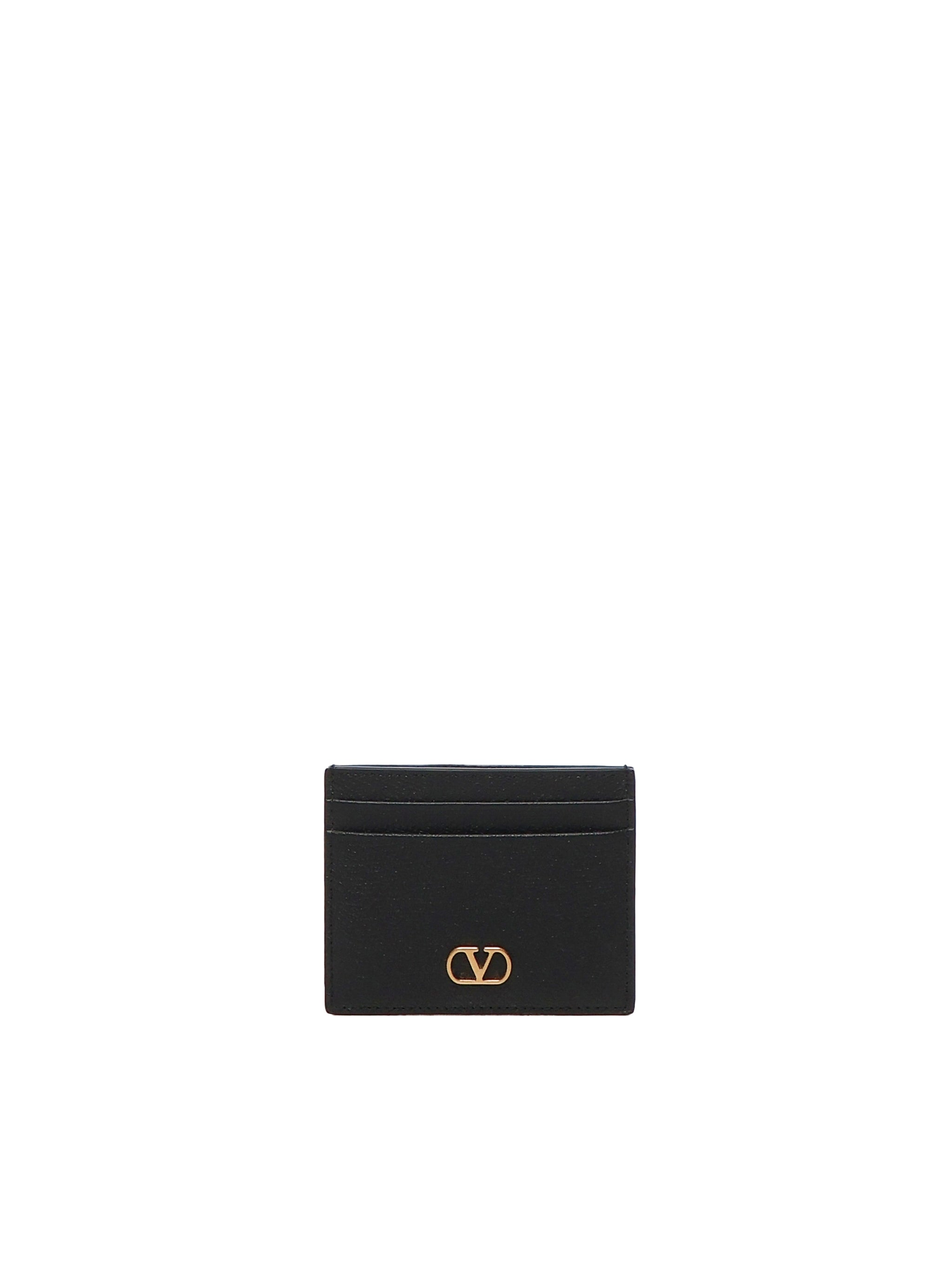 Portacarte Vlogo Signature in vitello granato 6W0P0AJ7 SNP0NO VALENTINO GARAVANI 