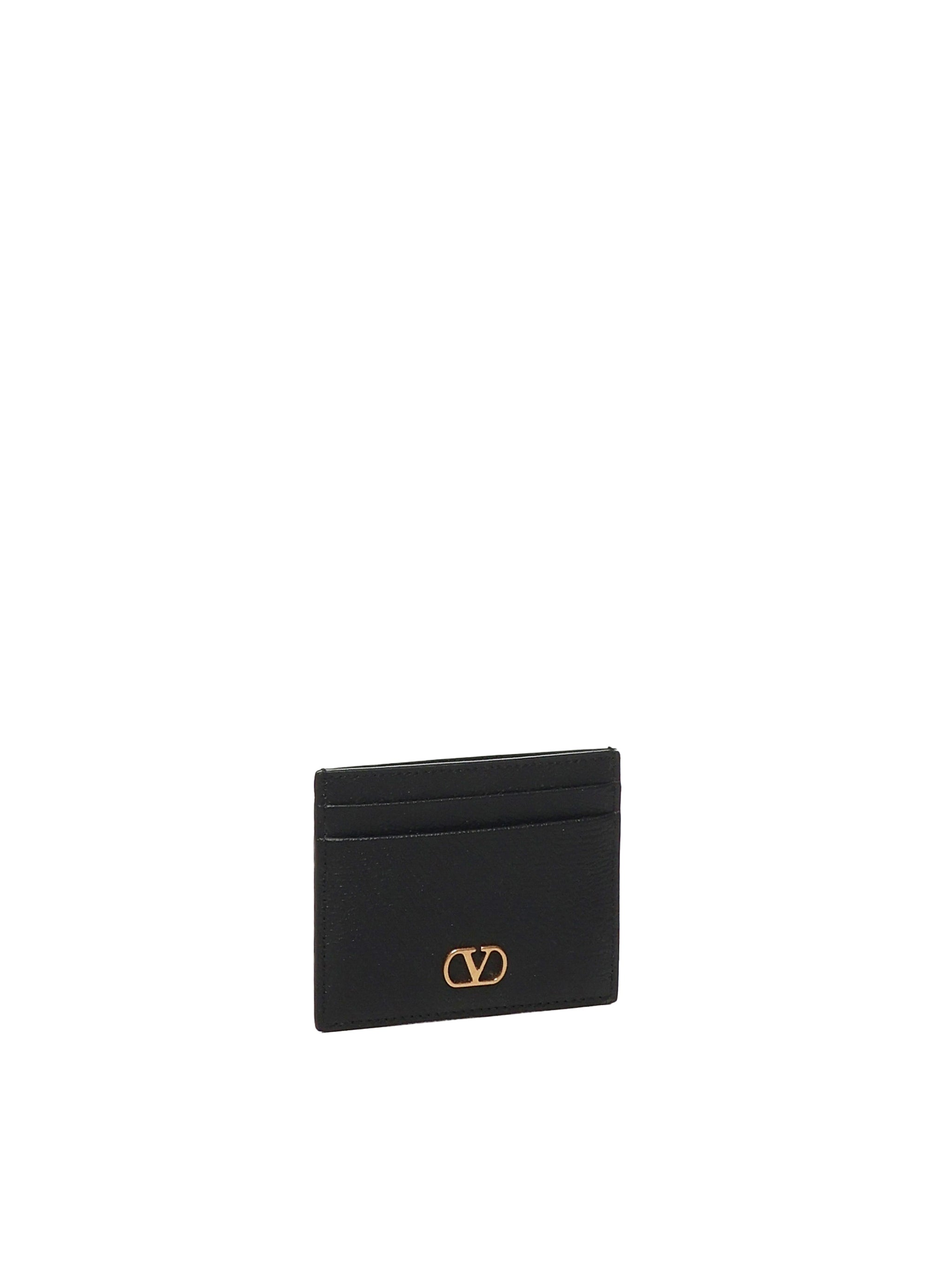 Portacarte Vlogo Signature in vitello granato 6W0P0AJ7 SNP0NO VALENTINO GARAVANI 