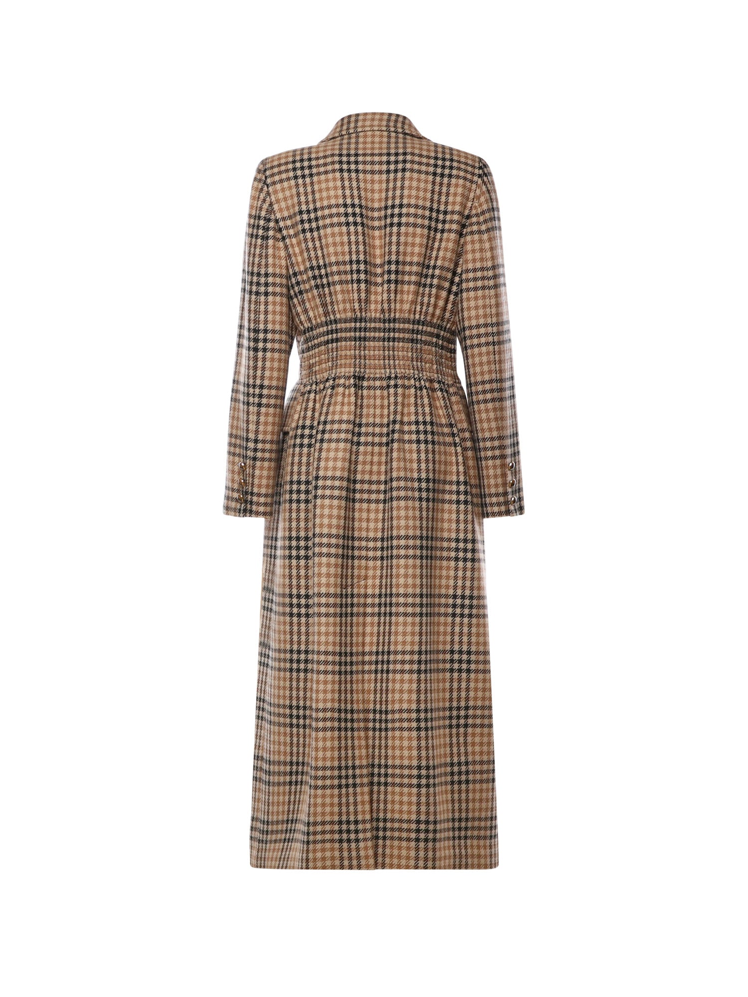 Cappotto lungo in lana Pied-de-Poule 7B0CA7Z0 9RAZ5F VALENTINO GARAVANI 