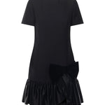 Abito corto in crepe couture 7B0VAGF8 1CF0NO VALENTINO GARAVANI 
