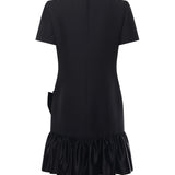 Abito corto in crepe couture 7B0VAGF8 1CF0NO VALENTINO GARAVANI 