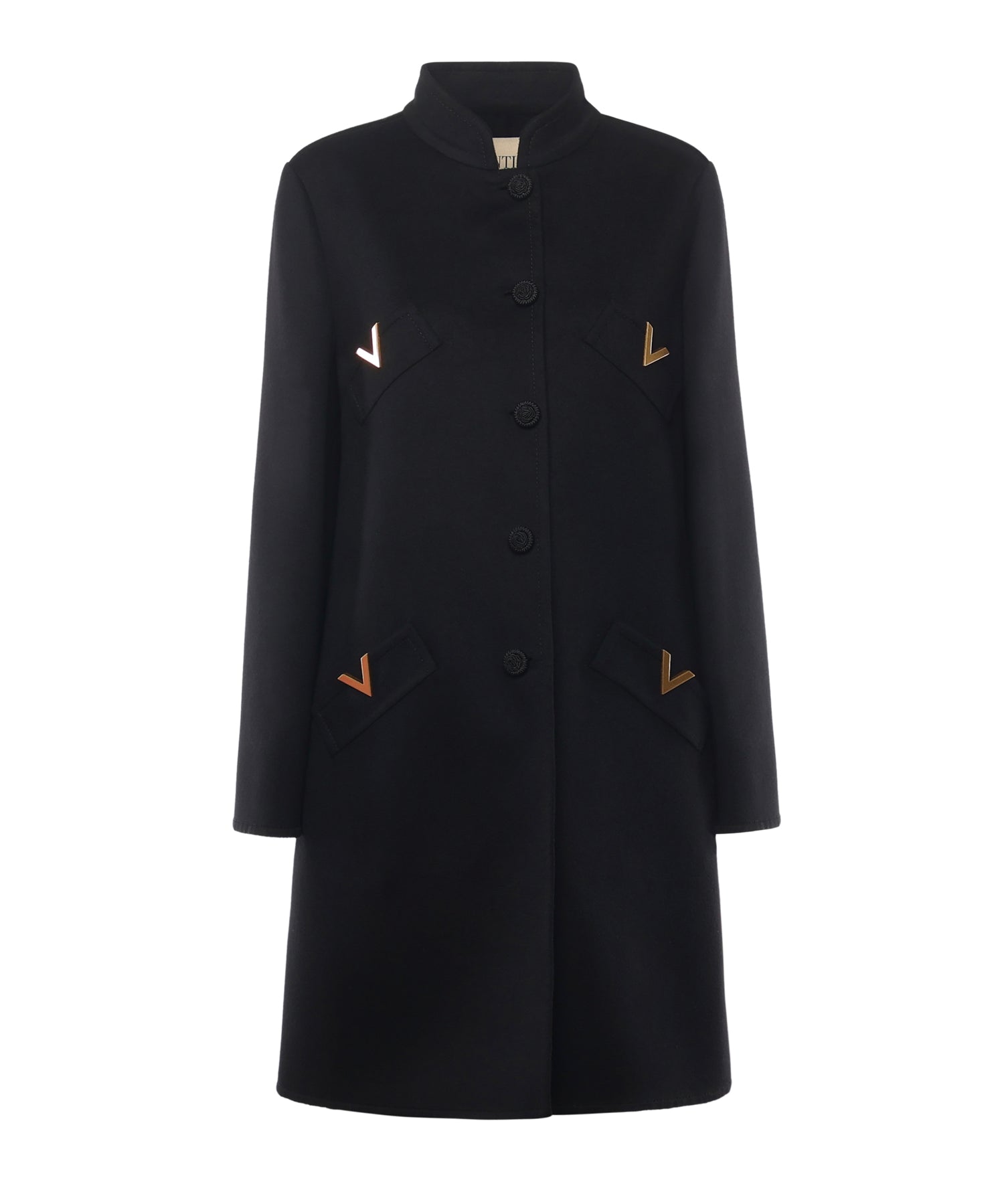Cappotto in compact drap 7B3CA7T0 6JA0NO VALENTINO GARAVANI 