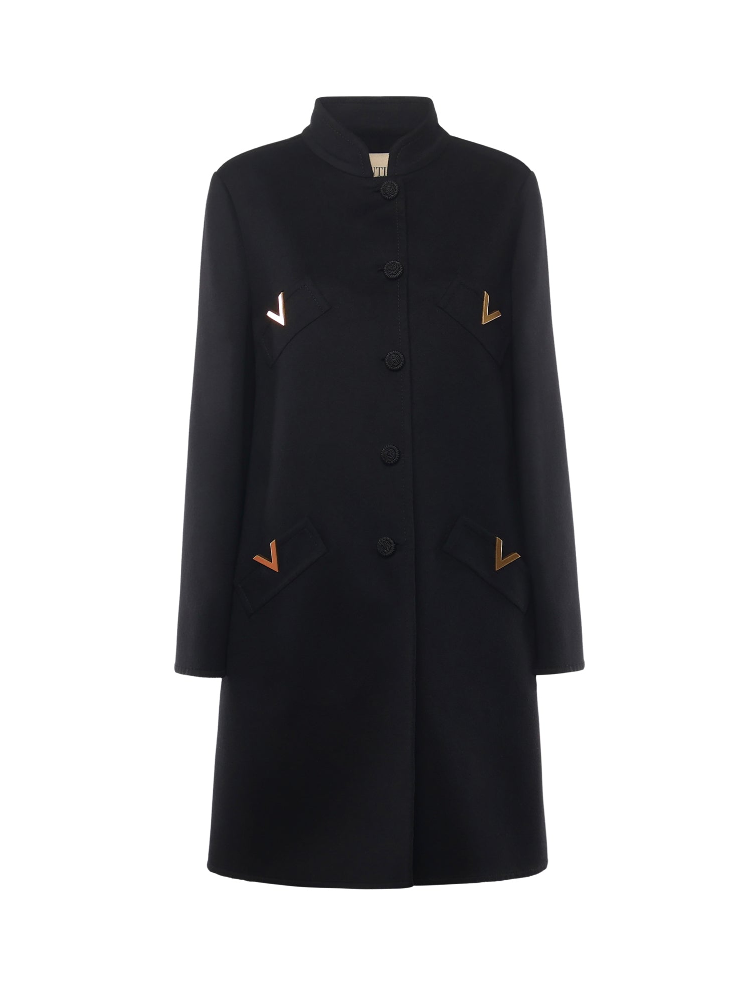 Cappotto in compact drap 7B3CA7T0 6JA0NO VALENTINO GARAVANI 