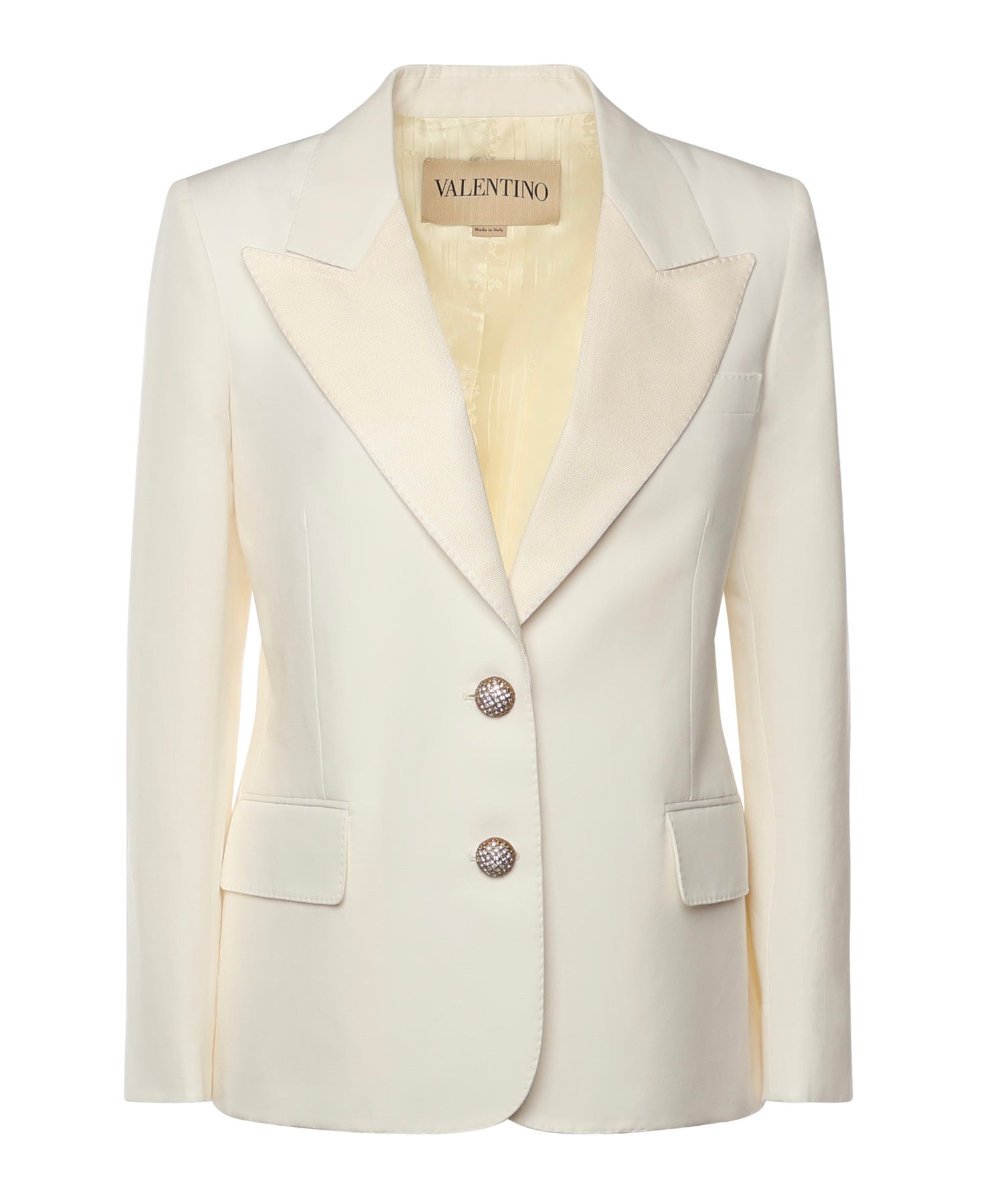Blazer monopetto in cotone e lino 7B3CE465 8T1A03 VALENTINO GARAVANI 
