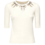 Top in cotone ricamato 7B3KC66C 9EGA03 VALENTINO GARAVANI 