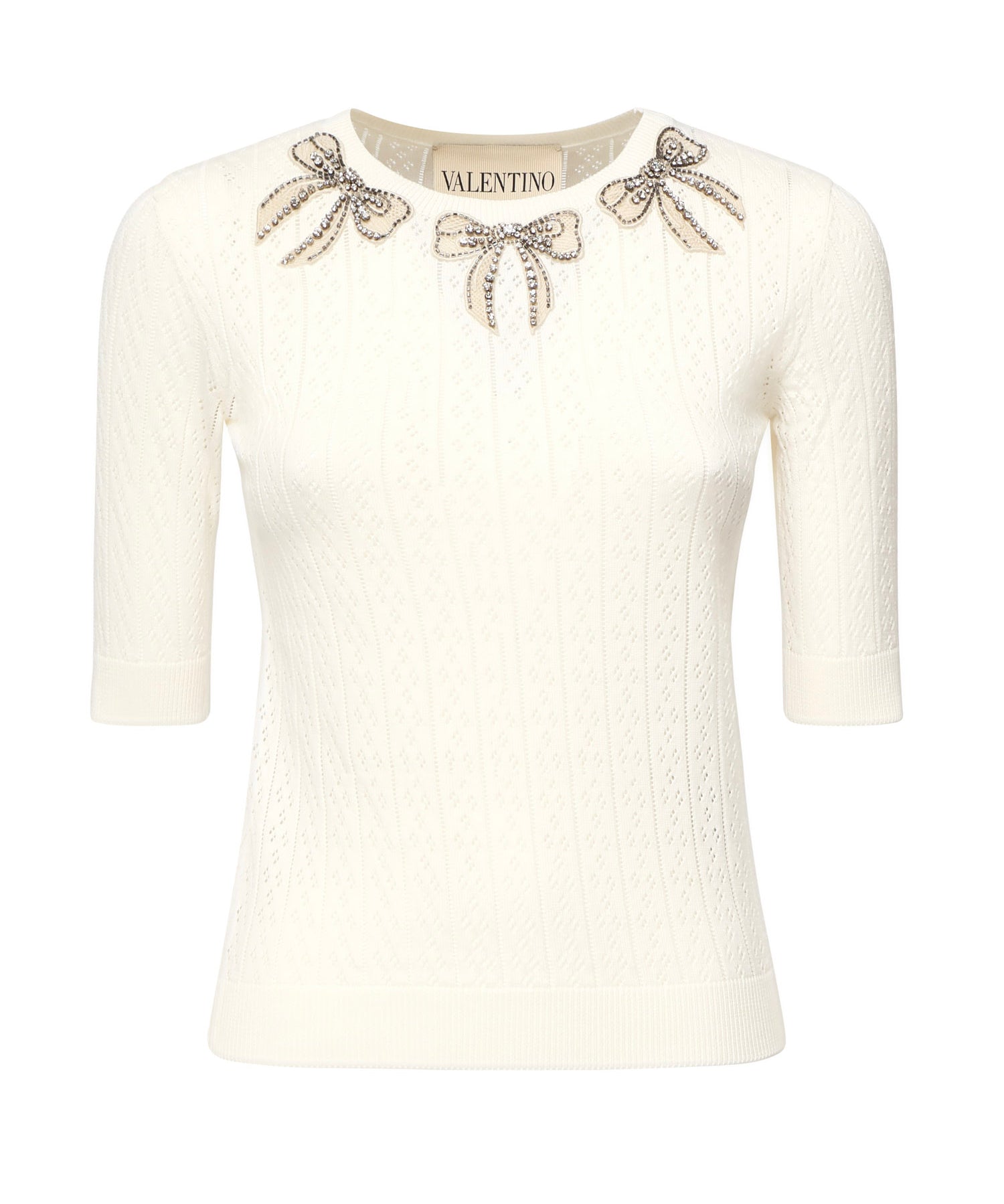 Top in cotone ricamato 7B3KC66C 9EGA03 VALENTINO GARAVANI 