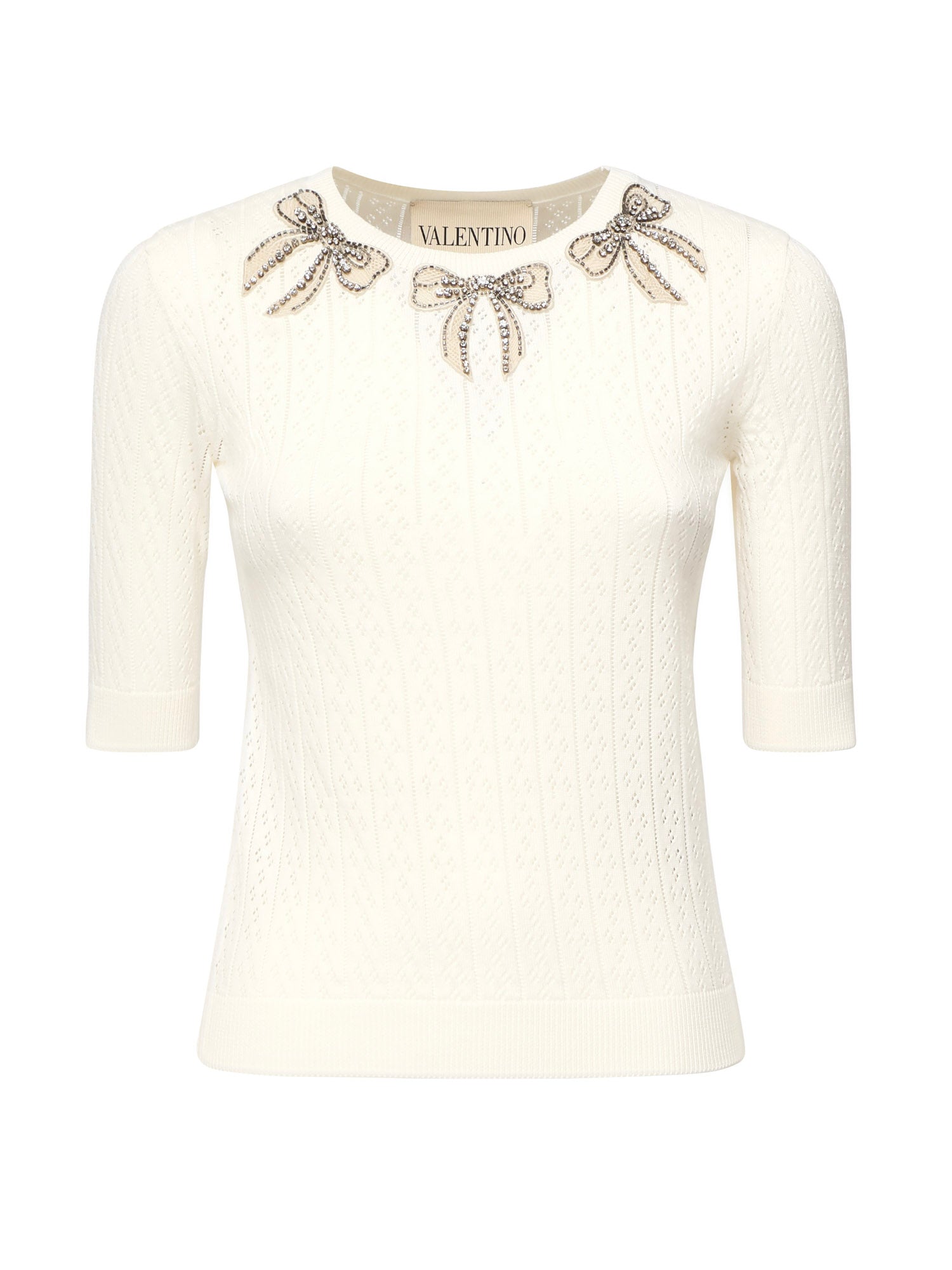 Top in cotone ricamato 7B3KC66C 9EGA03 VALENTINO GARAVANI 