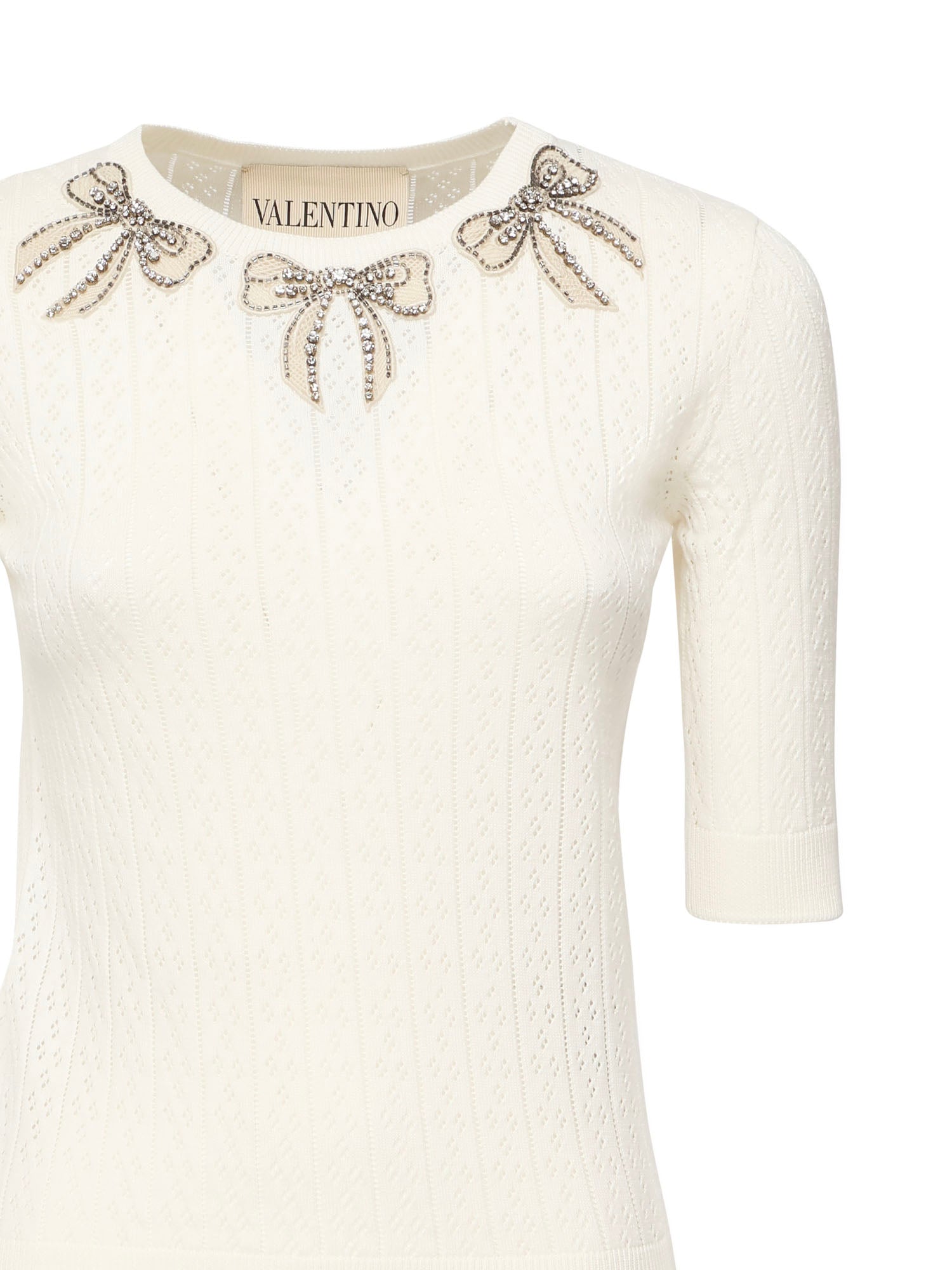 Top in cotone ricamato 7B3KC66C 9EGA03 VALENTINO GARAVANI 