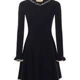 Abito in maglia con volant 7B3KD13Y 9K50NA VALENTINO GARAVANI 