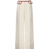 Pantaloni in crepe couture 7B3RB654 1CFAS0 VALENTINO GARAVANI 