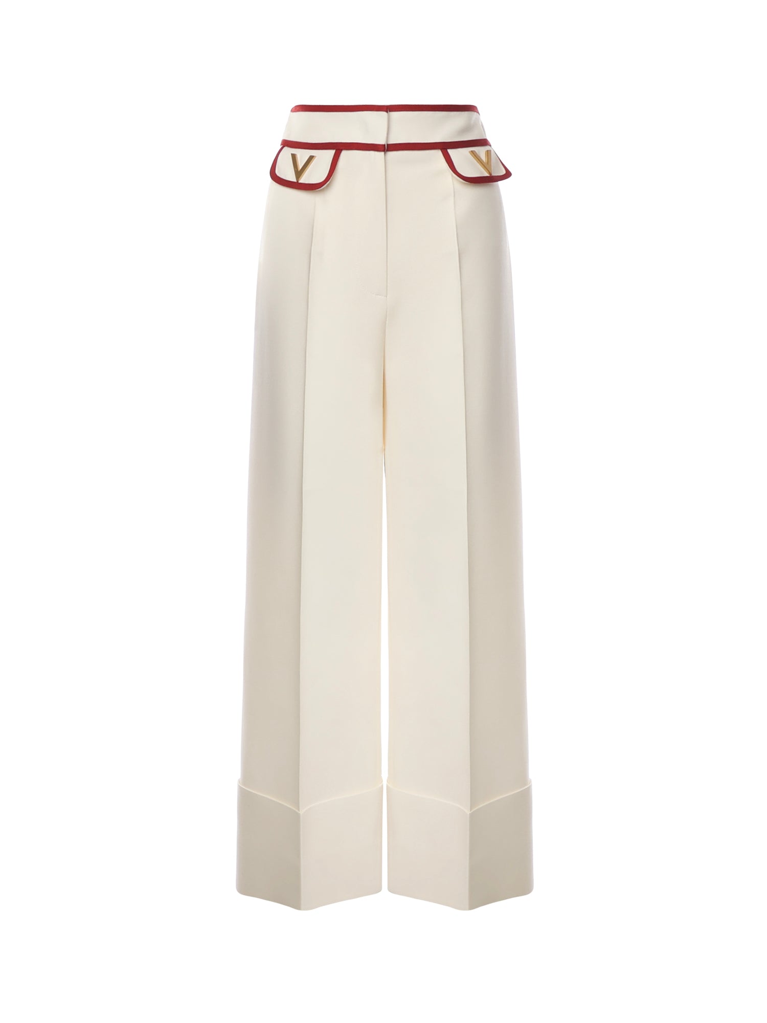 Pantaloni in crepe couture 7B3RB654 1CFAS0 VALENTINO GARAVANI 