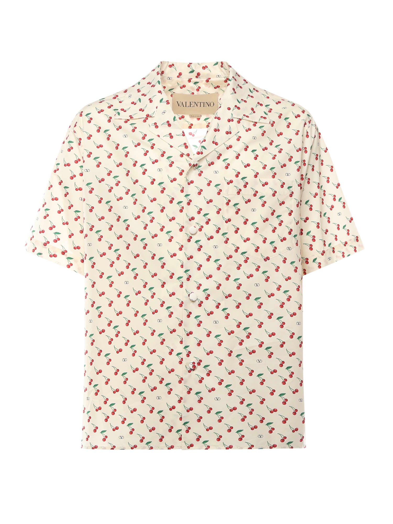 Camicia da bowling con stampa Cherryfic 7V3AA111 B0BBMY VALENTINO GARAVANI 