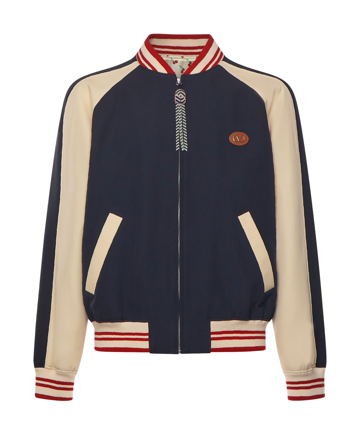 Bomber in lana e cotone 7V3CIP63 AWSDYB VALENTINO GARAVANI 