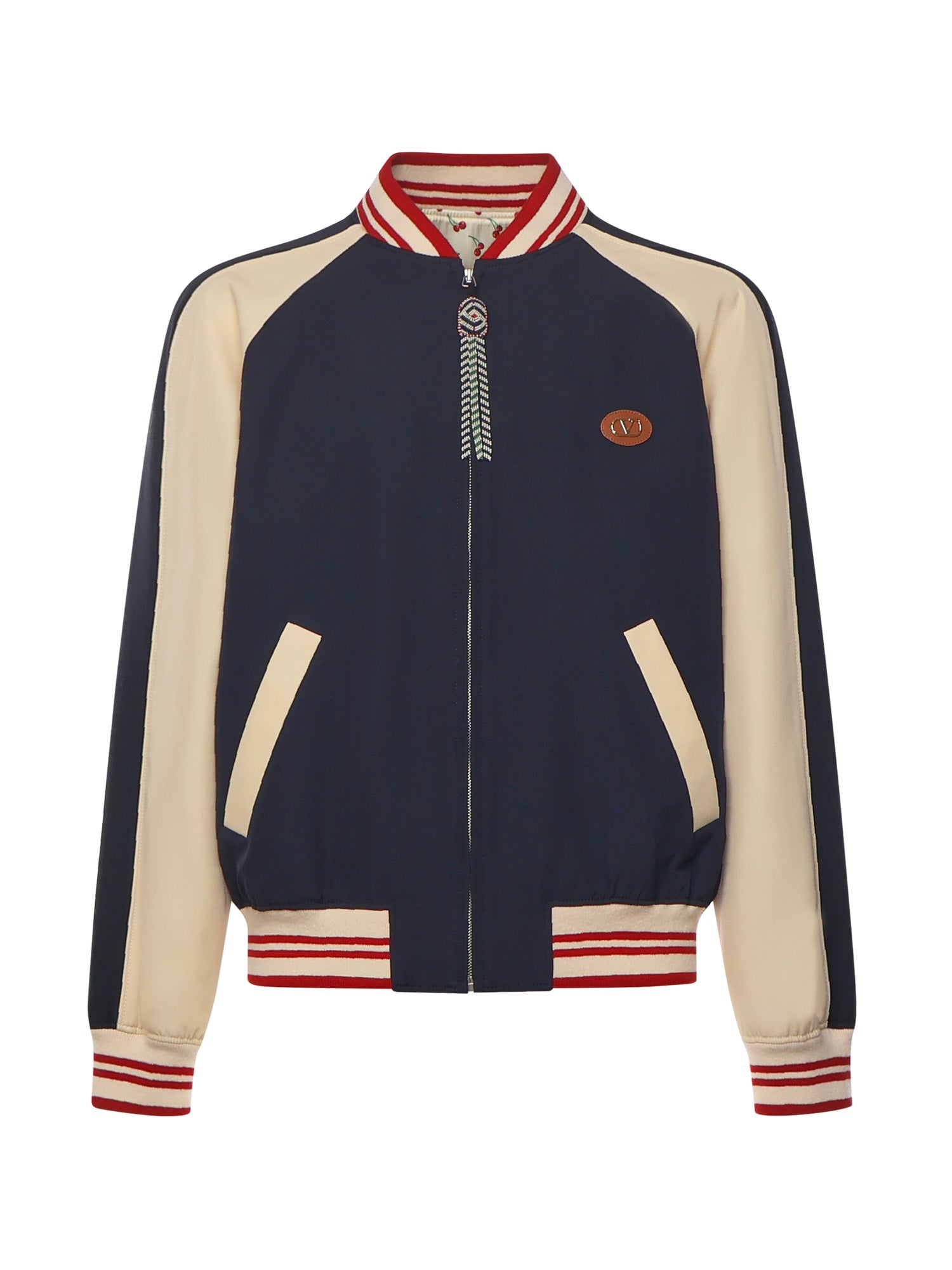 Bomber in lana e cotone 7V3CIP63 AWSDYB VALENTINO GARAVANI 