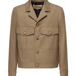 Giacca in cotone con borchie 7V3CIQ30 AWVE04 VALENTINO GARAVANI 