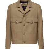 Giacca in cotone con borchie 7V3CIQ30 AWVE04 VALENTINO GARAVANI 