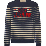 Maglia girocollo in pura lana 7V3KC34W B1WDYB VALENTINO GARAVANI 