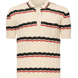 Polo VLogo in cotone a righe 7V3KP03X B0SBK6 VALENTINO GARAVANI 