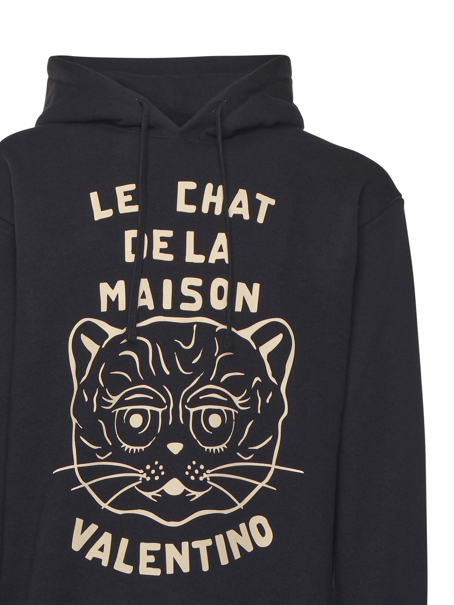 Felpa con patch Le Chat De La Maison 7V3MF28N B339RA VALENTINO GARAVANI 