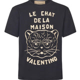T-shirt con stampa Le Chat De La Maison 7V3MG16P B329RA VALENTINO GARAVANI 