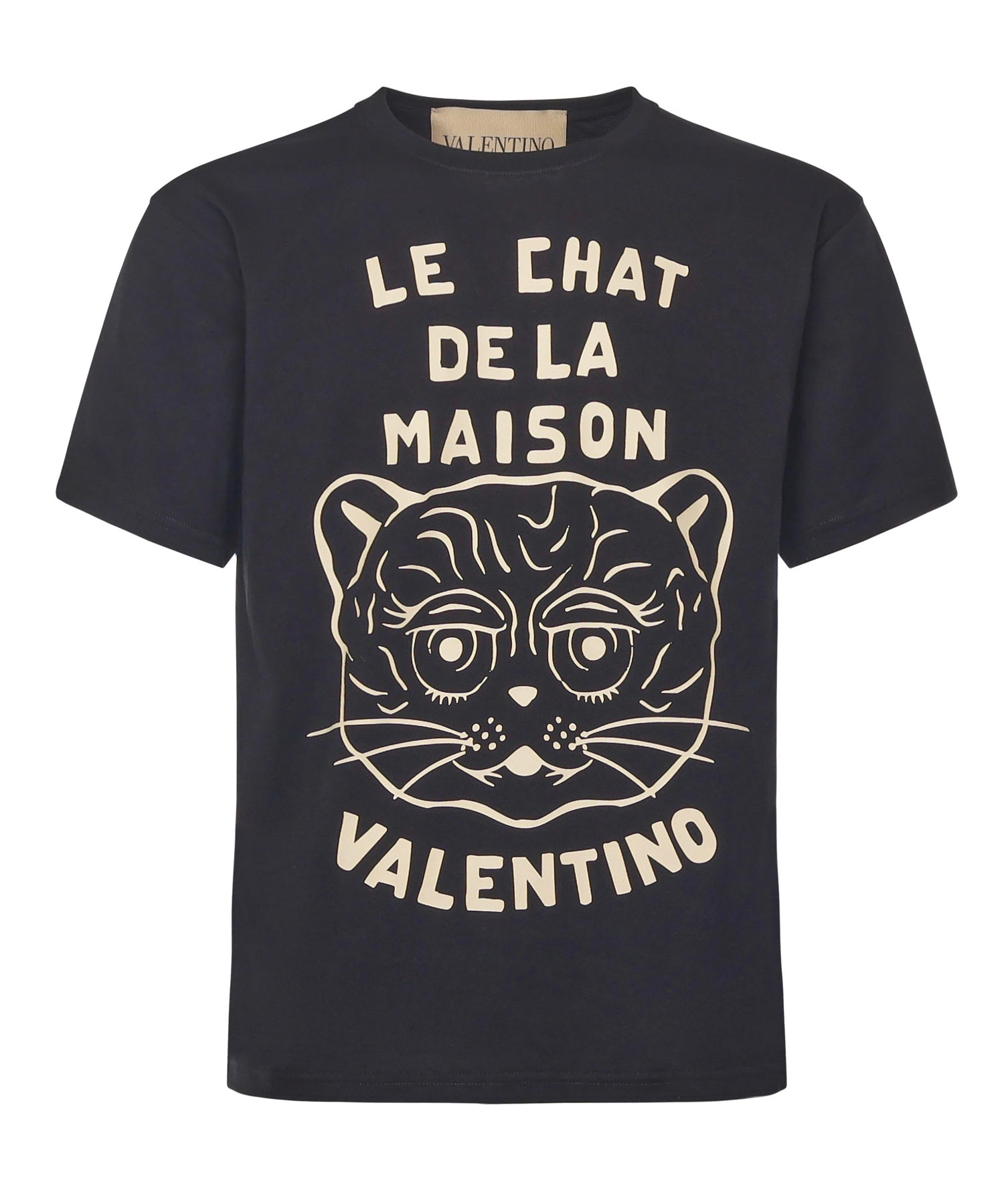 T-shirt con stampa Le Chat De La Maison 7V3MG16P B329RA VALENTINO GARAVANI 