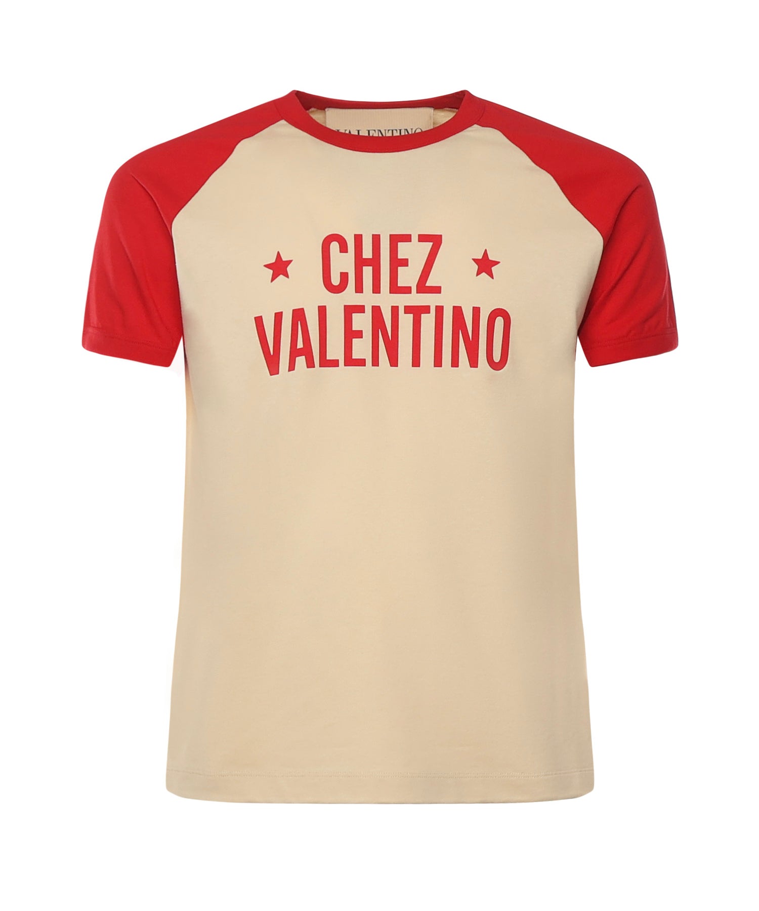 T-shirt con stampa Chez Valentino 7V3MG17D AYCCLB VALENTINO GARAVANI 