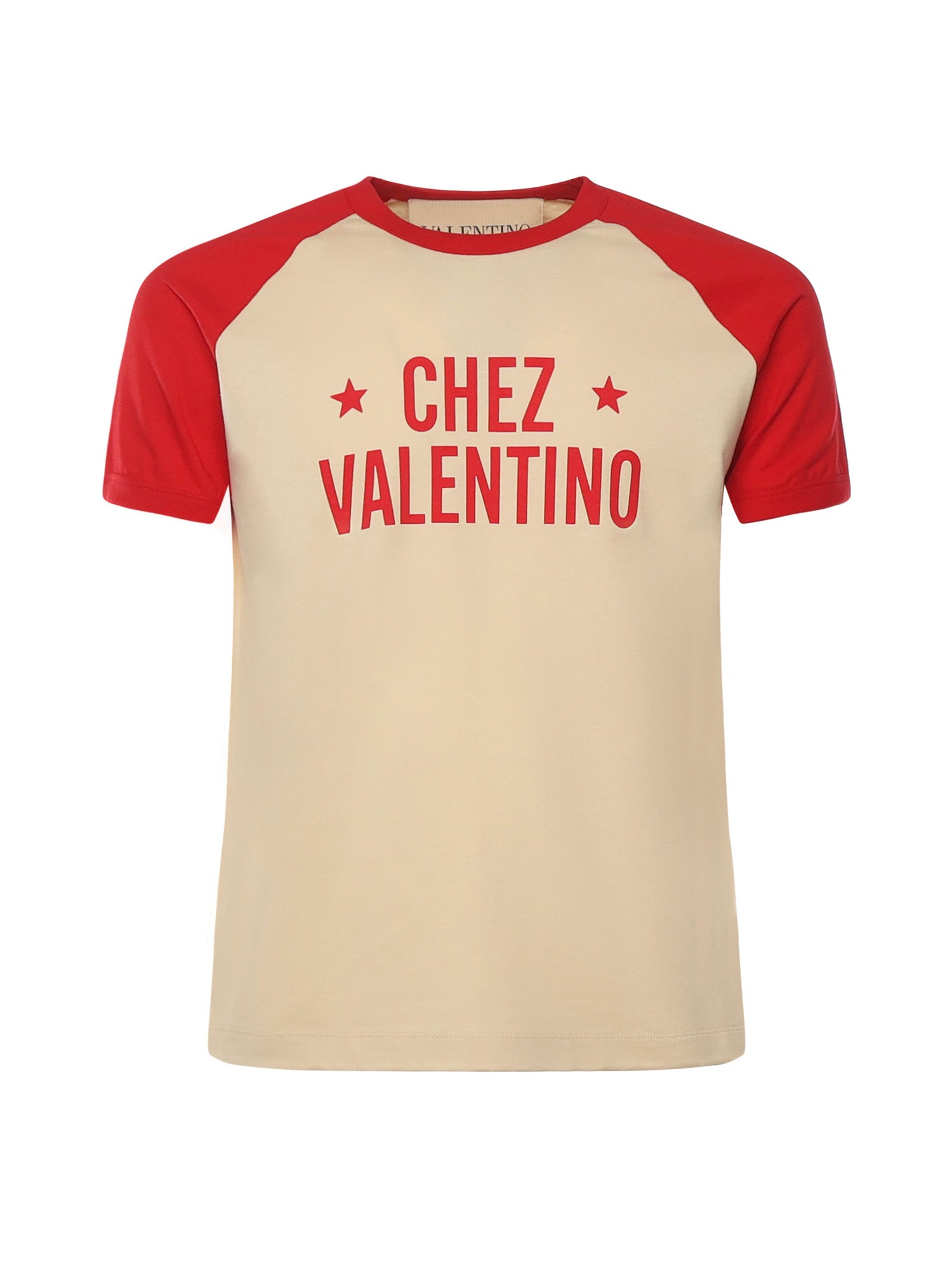 T-shirt con stampa Chez Valentino 7V3MG17D AYCCLB VALENTINO GARAVANI 