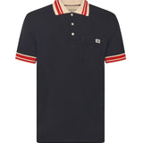 Polo in piquet con patch Vlogo 7V3MH01K B190NO VALENTINO GARAVANI 