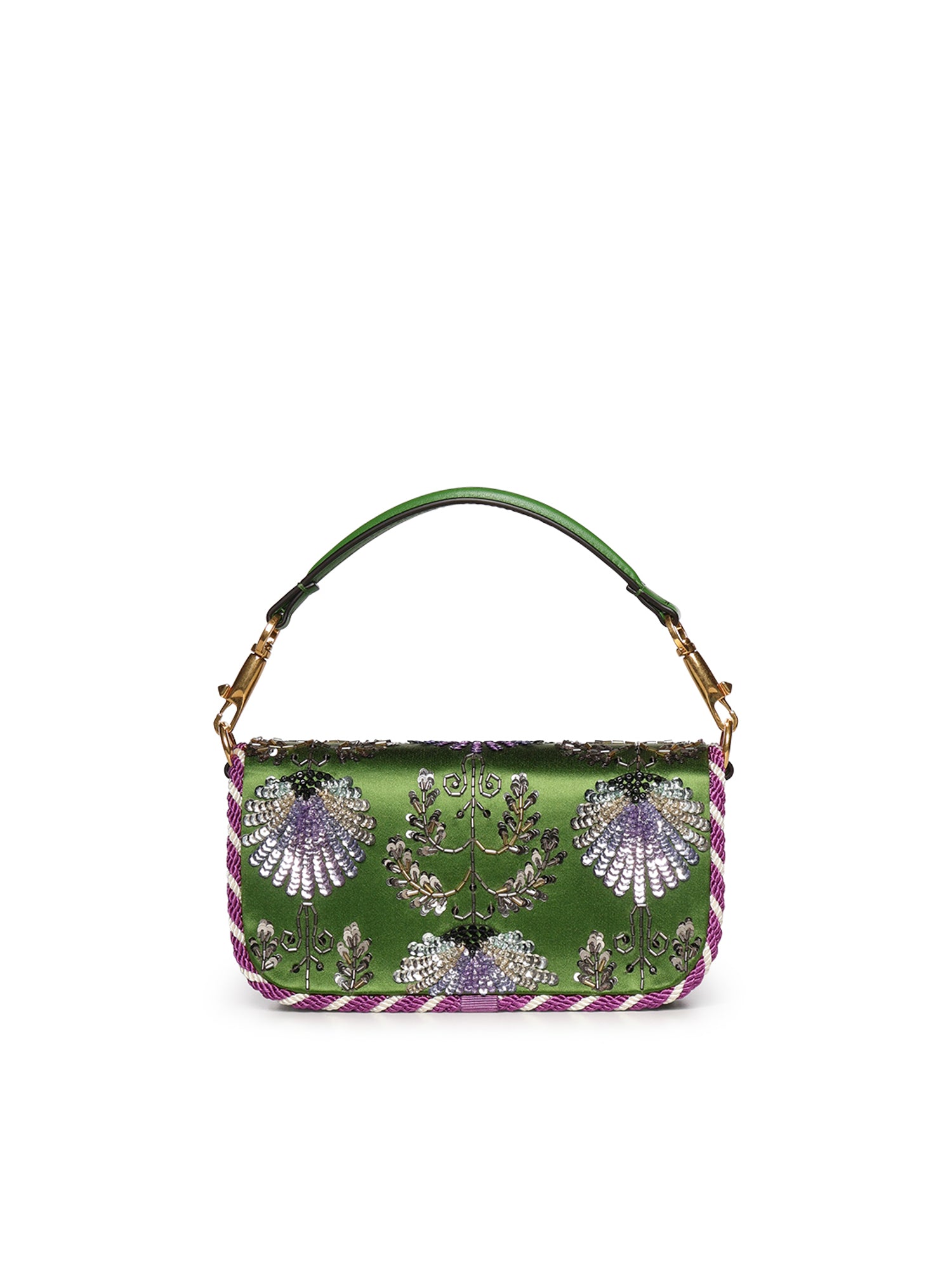 Borsa a spalla Locò ricamata con logo gioiello 7W0B0K53 RQIAAC VALENTINO GARAVANI 