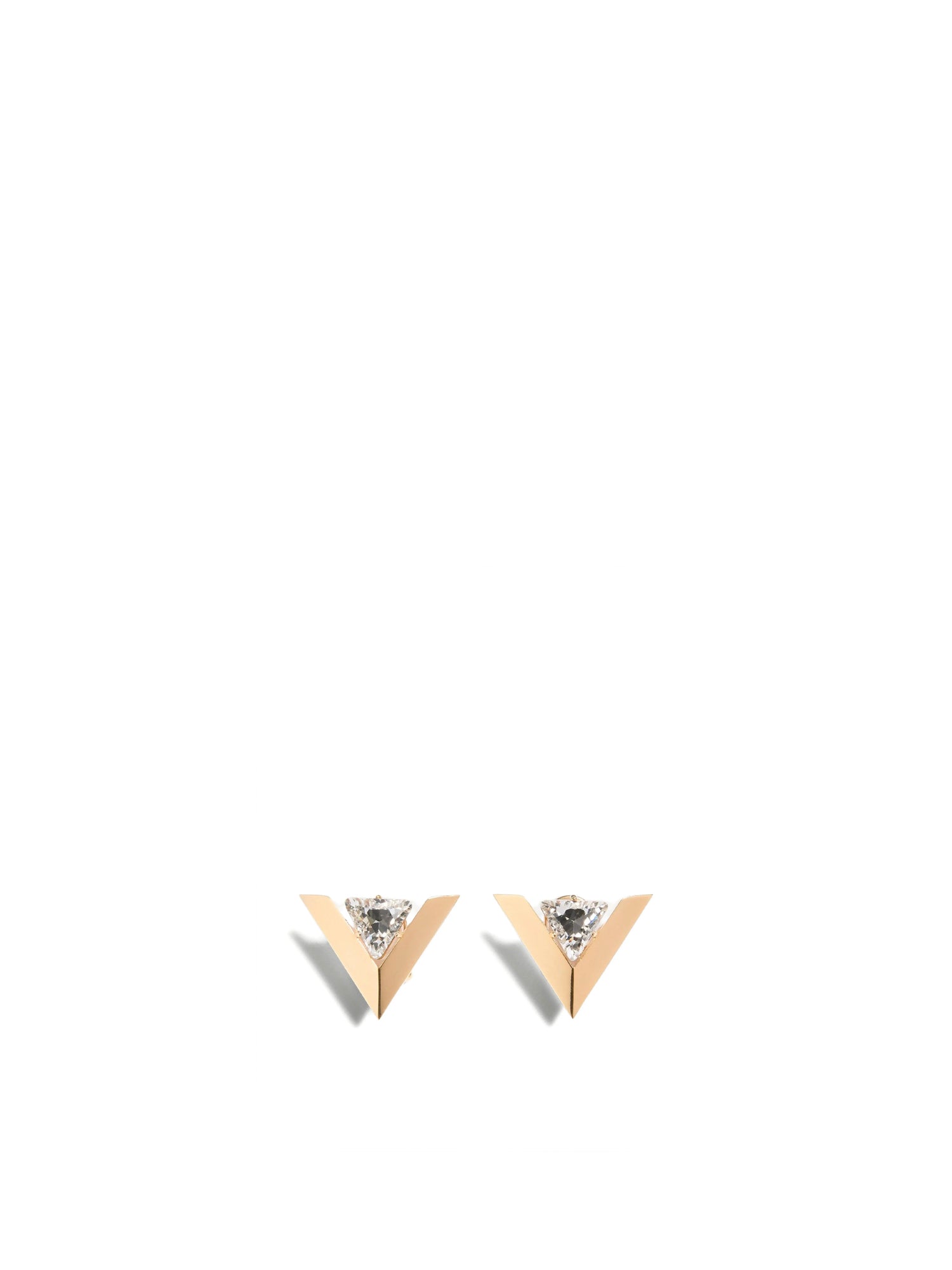 Orecchini Je Les V in metallo e cristalli<BR/><BR/> 7W0J0AX6 YCW9MN VALENTINO GARAVANI 
