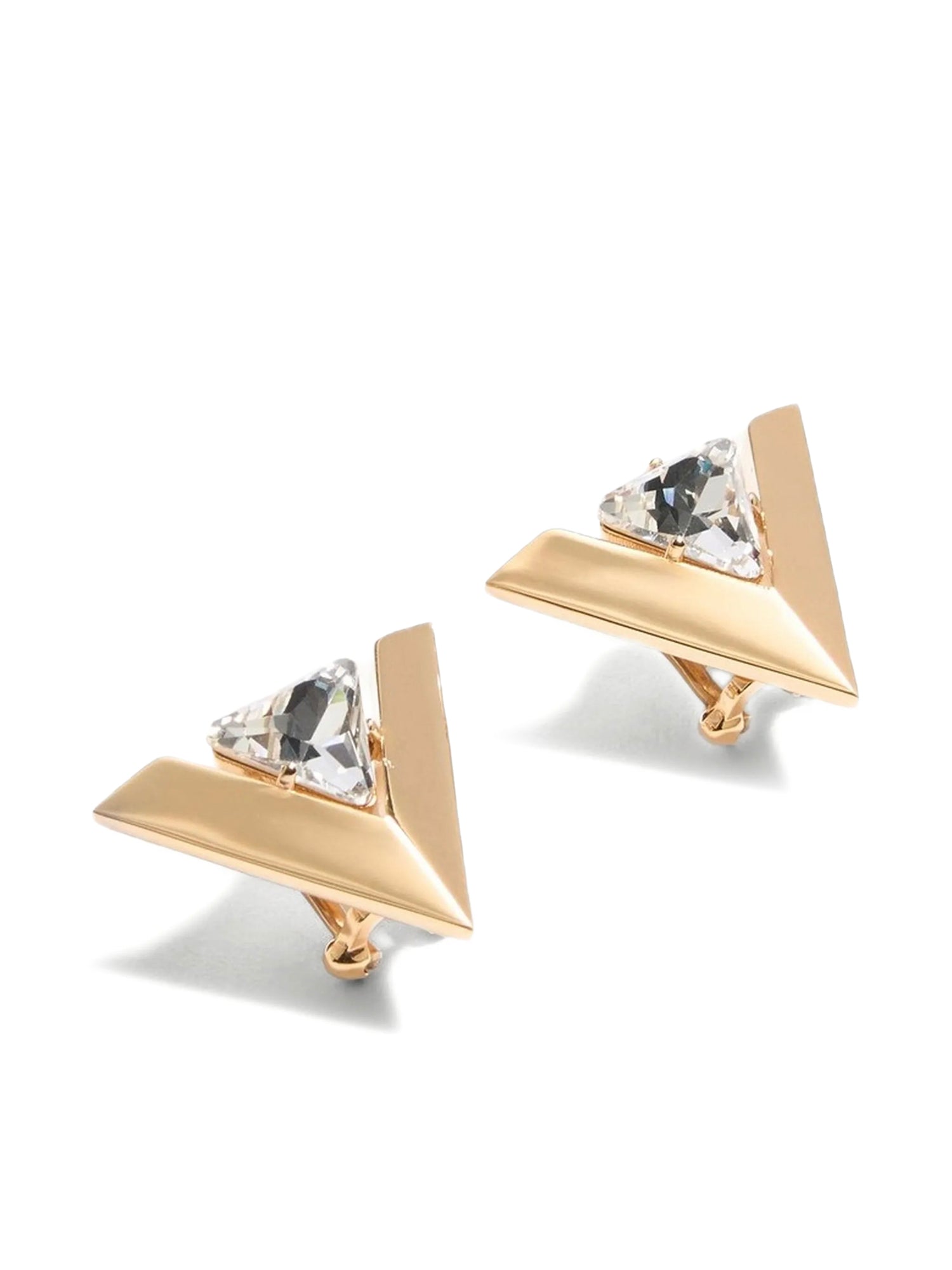 Orecchini Je Les V in metallo e cristalli<BR/><BR/> 7W0J0AX6 YCW9MN VALENTINO GARAVANI 