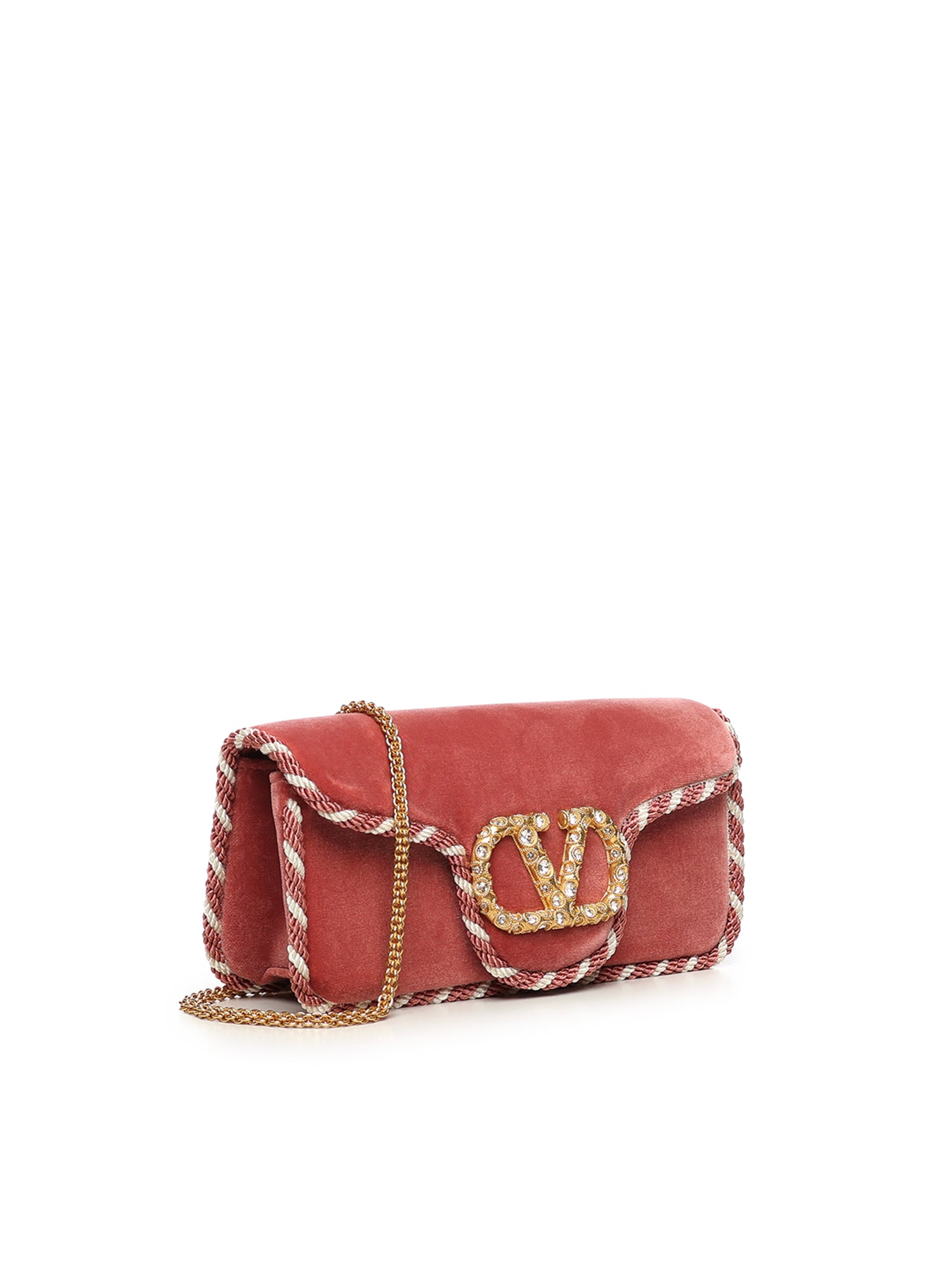 Clutch Locò Mini in velluto 7W2B0R92 GNLDZB VALENTINO GARAVANI 