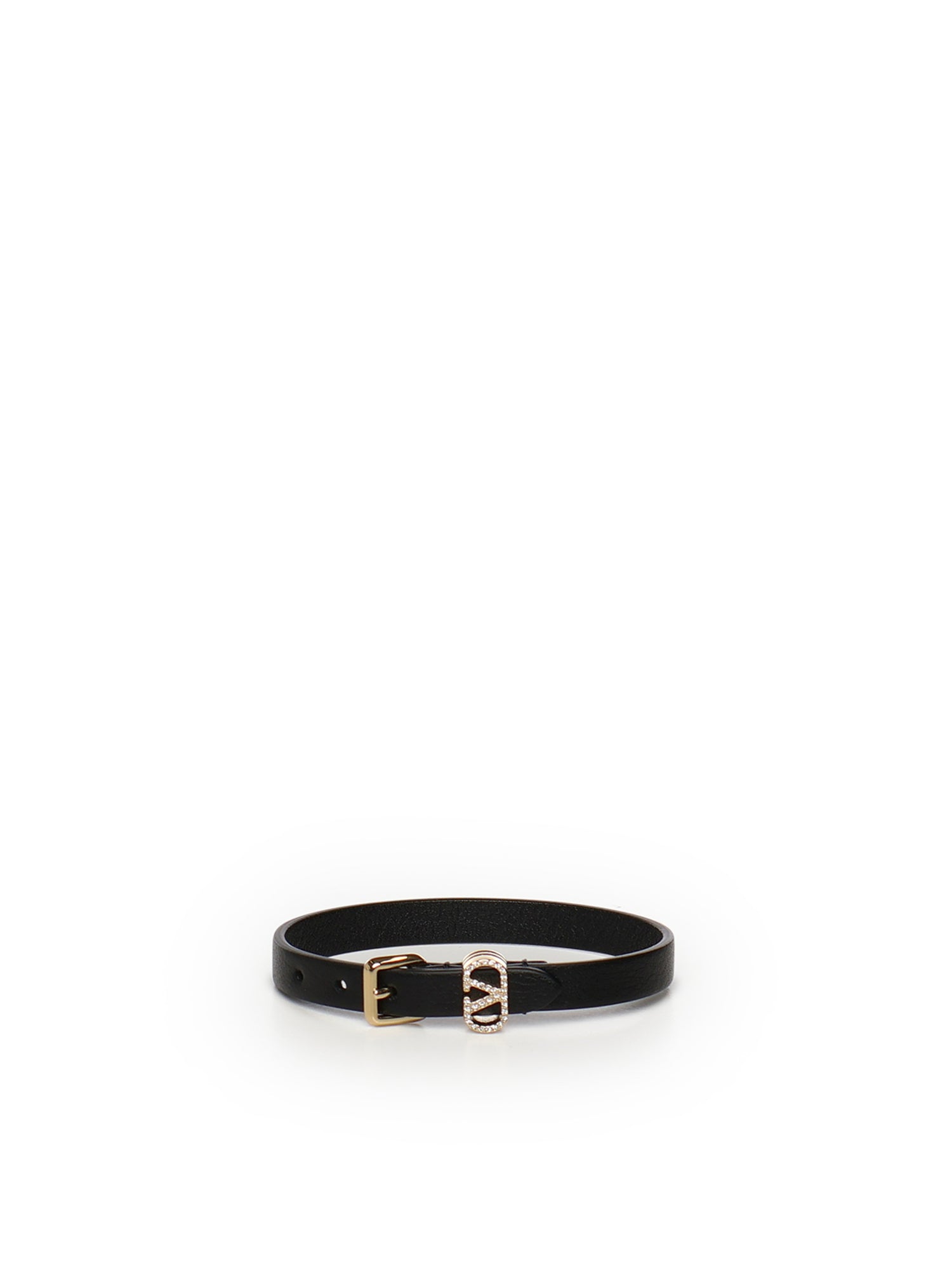 Bracciale Ovalette in pelle e cristalli Swarovski® 7W2J0AH7 WRVEDM VALENTINO GARAVANI 