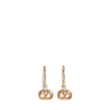 Orecchini Ovalette in metallo e cristalli Swarovski® 7W2J0AI3 YCW9MN VALENTINO GARAVANI 
