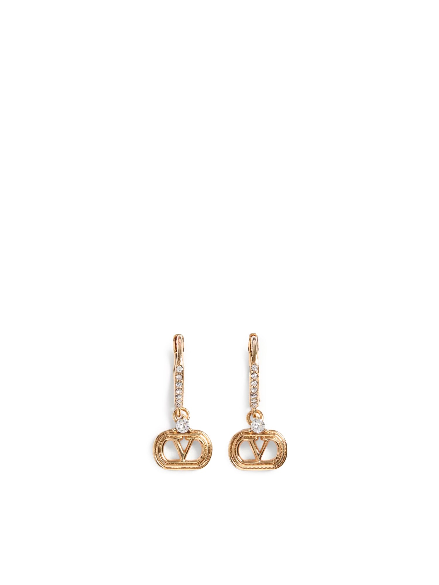 Orecchini Ovalette in metallo e cristalli Swarovski® 7W2J0AI3 YCW9MN VALENTINO GARAVANI 