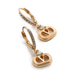 Orecchini Ovalette in metallo e cristalli Swarovski® 7W2J0AI3 YCW9MN VALENTINO GARAVANI 