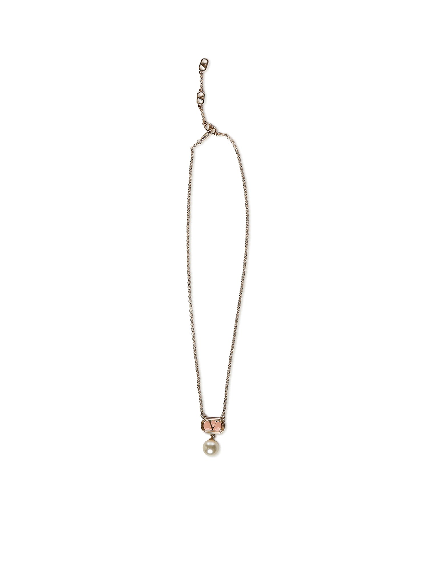 Collana Ovalette con smalto e perla 7W2J0X88 LTDBYT VALENTINO GARAVANI 