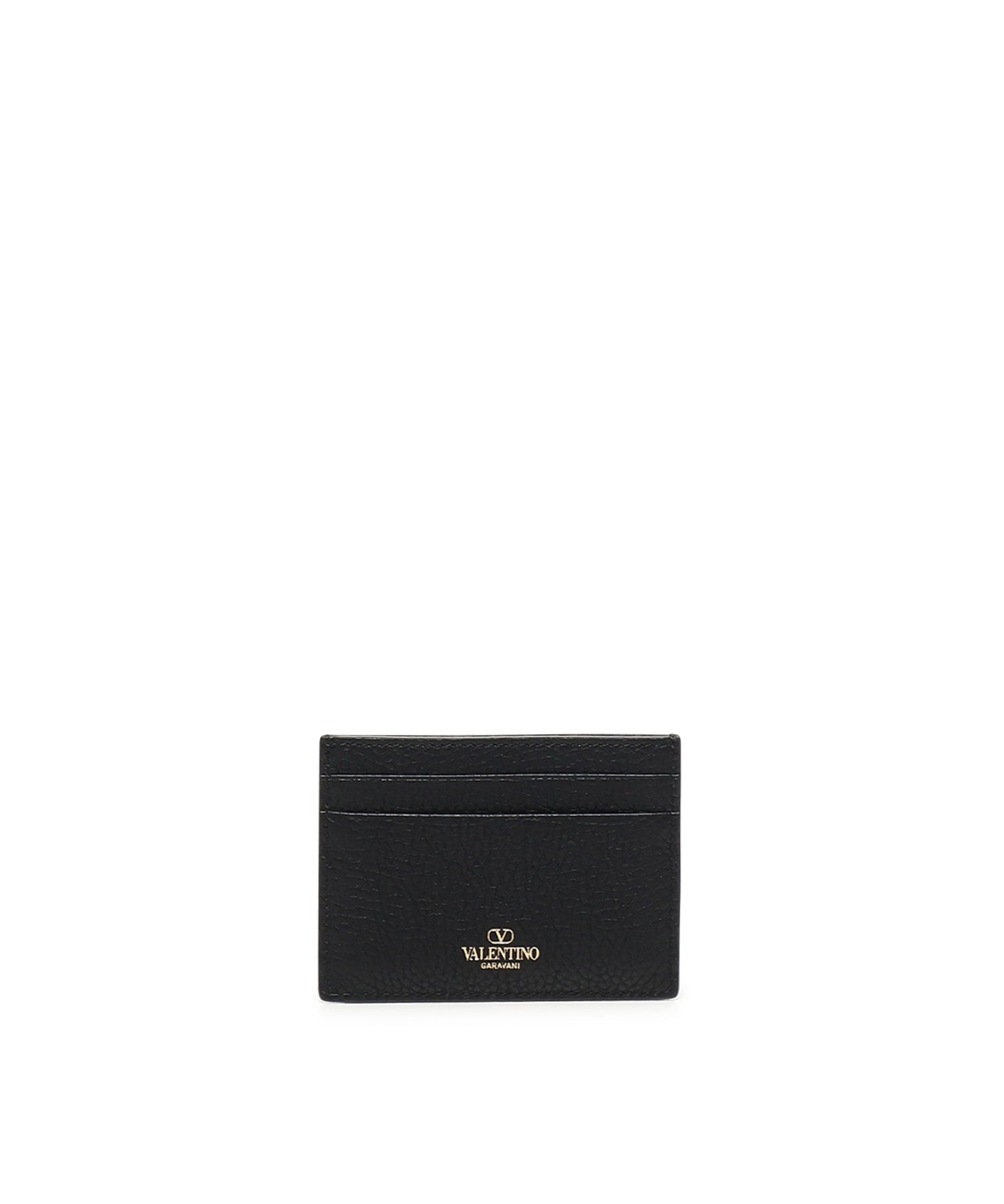 Portacarte Rockstud in pelle<BR/> 7W2P0486 VSH0NO VALENTINO GARAVANI 