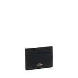 Portacarte Rockstud in pelle<BR/> 7W2P0486 VSH0NO VALENTINO GARAVANI 