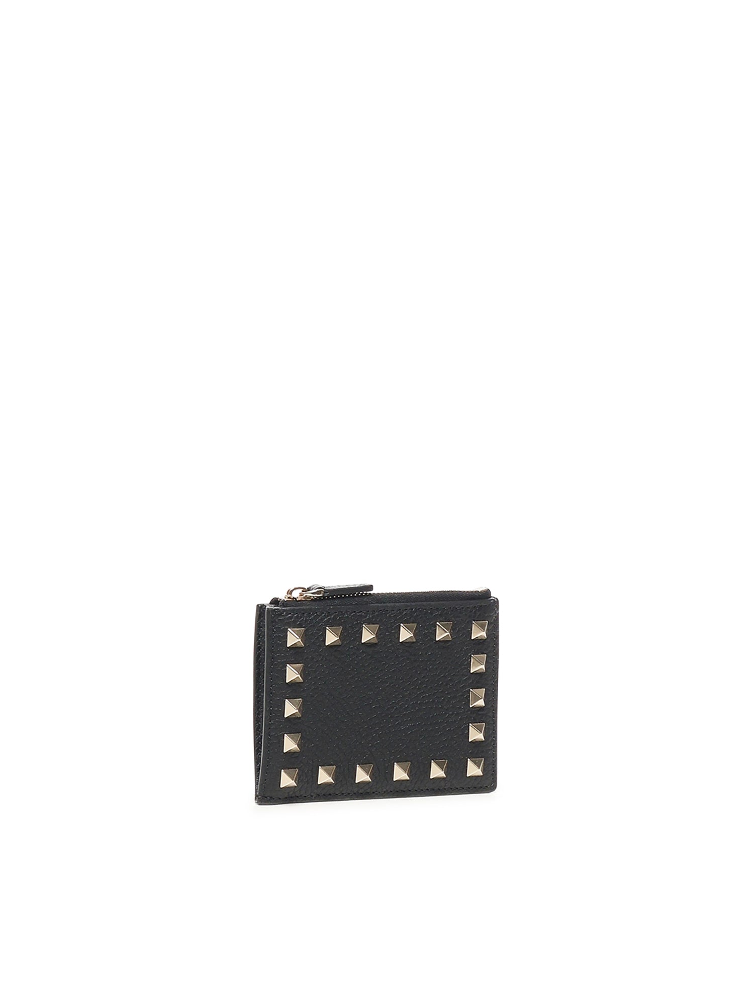 Portacarte Rockstud in vitello granato 7W2P0AI8 VSH0NO VALENTINO GARAVANI 