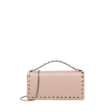 Portafoglio con catena Rockstud in vitello 7W2P0AK2 VSHP45 VALENTINO GARAVANI 