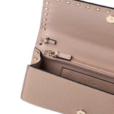 Portafoglio con catena Rockstud in vitello 7W2P0AK2 VSHP45 VALENTINO GARAVANI 