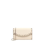 Portafoglio Rockstud in pelle con catena 7W2P0AR6 VSHI16 VALENTINO GARAVANI 