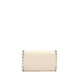 Portafoglio Rockstud in pelle con catena 7W2P0AR6 VSHI16 VALENTINO GARAVANI 