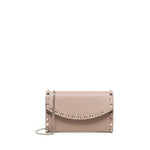 Portafoglio Rockstud in pelle con catena 7W2P0AR6 VSHP45 VALENTINO GARAVANI 