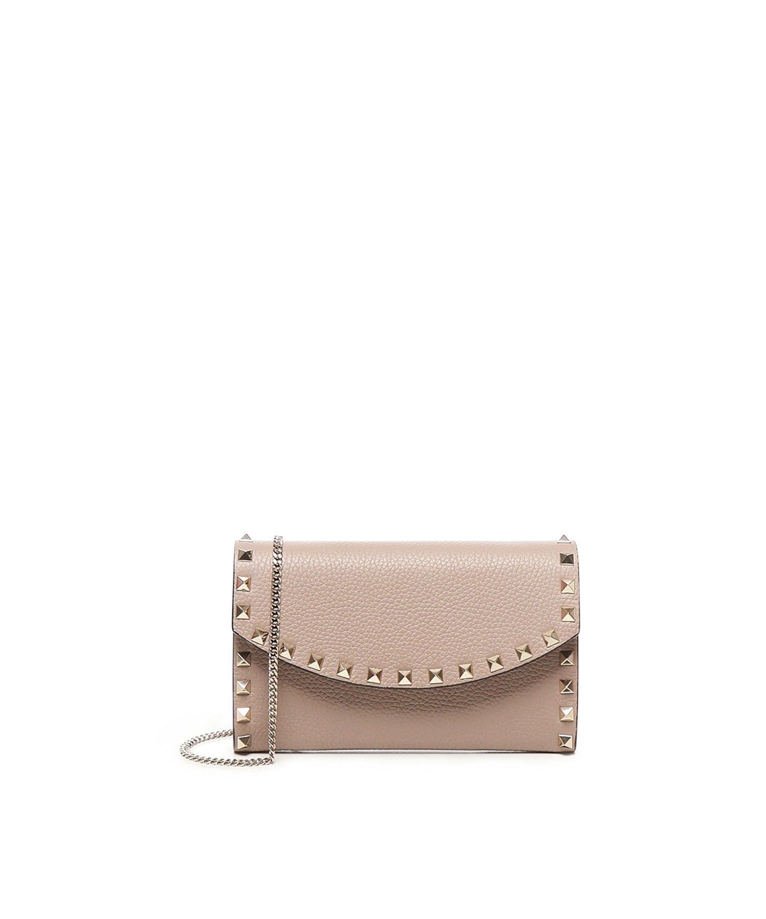 Portafoglio Rockstud in pelle con catena 7W2P0AR6 VSHP45 VALENTINO GARAVANI 