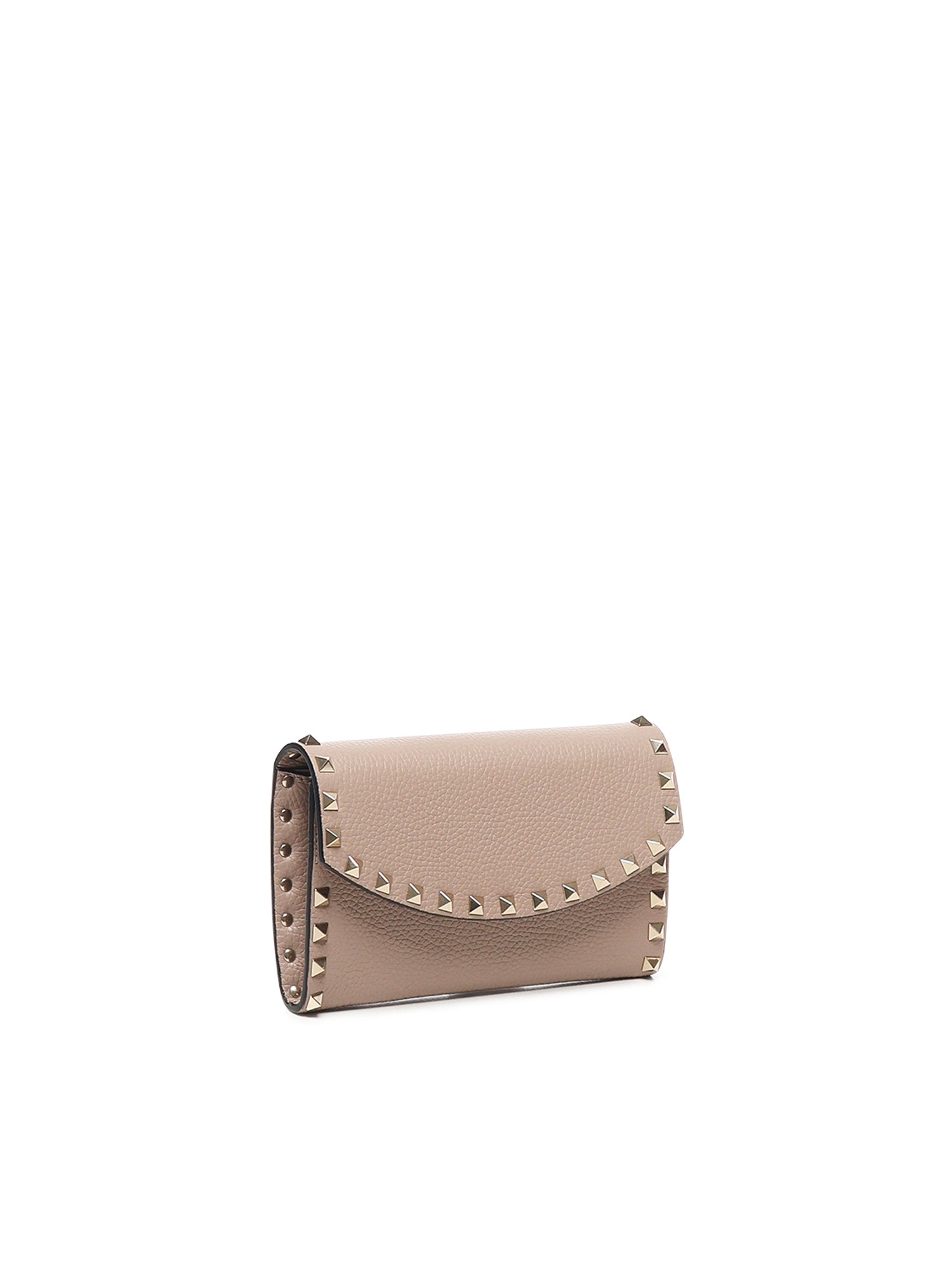 Portafoglio Rockstud in pelle con catena 7W2P0AR6 VSHP45 VALENTINO GARAVANI 