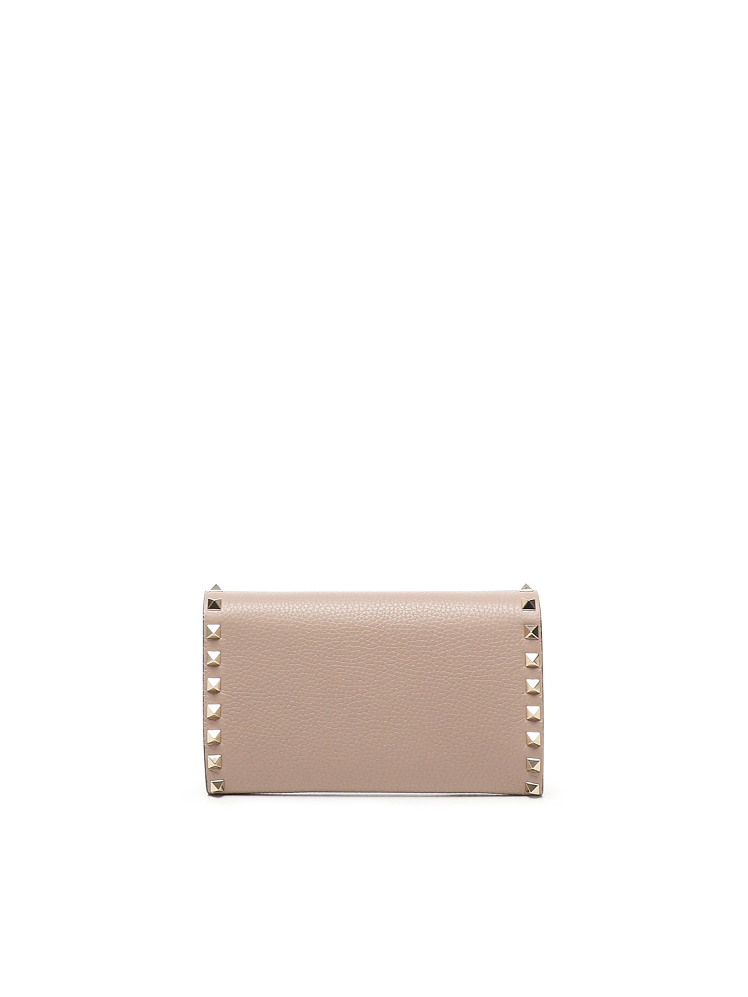 Portafoglio Rockstud in pelle con catena 7W2P0AR6 VSHP45 VALENTINO GARAVANI 