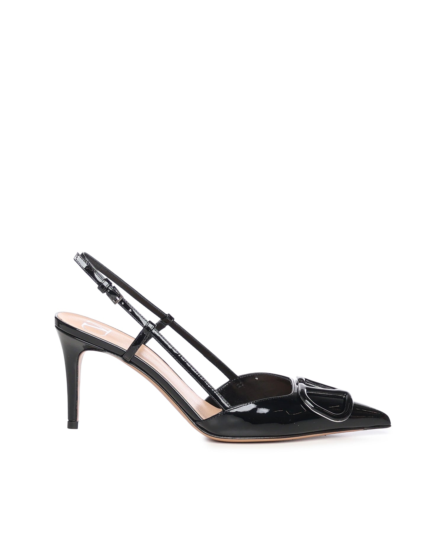 Décolleté slingback VLogo Signature in vernice 7W2S0R01 TMK0NO VALENTINO GARAVANI 